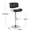 Lombardi Adjustable Barstool - Set of 2