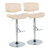 Lombardi Adjustable Barstool - Set of 2