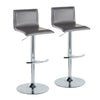 Mara Adjustable Barstool - Set of 2