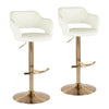 Margarite Adjustable Barstool - Set of 2