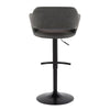 Margarite Adjustable Barstool - Set of 2