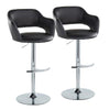 Margarite Adjustable Barstool - Set of 2