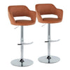Margarite Adjustable Barstool - Set of 2