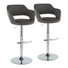 Margarite Adjustable Barstool - Set of 2