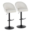 Matisse Highback Adjustable Barstool - Set of 2