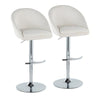 Matisse Highback Adjustable Barstool - Set of 2