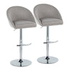 Matisse Highback Adjustable Barstool - Set of 2