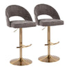 Renee Adjustable Barstool - Set of 2
