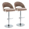Renee Adjustable Barstool - Set of 2