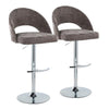 Renee Adjustable Barstool - Set of 2