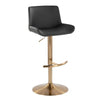 Santi Upholstered Adjustable Barstool - Set of 2
