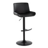 Santi Upholstered Adjustable Barstool - Set of 2