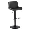 Santi Upholstered Adjustable Barstool - Set of 2