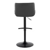 Santi Upholstered Adjustable Barstool - Set of 2
