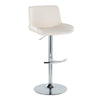 Santi Upholstered Adjustable Barstool - Set of 2