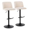 Toriano Adjustable Barstool - Set of 2
