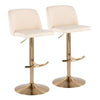 Toriano Adjustable Barstool - Set of 2