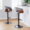 Vintage Mod Adjustable Height Barstool - Set of 2