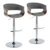 Vintage Mod Adjustable Height Barstool - Set of 2