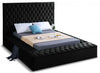 Bliss Upholstered Storage Bed — Full / Black