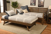Boho Pop-Up Trundle — Rustic Walnut