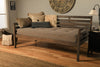 Boho Daybed — Rustic Walnut / None
