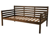 Boho Daybed — Rustic Walnut / None