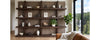 Bookcase With 4 Shelves Boise Buckskin