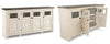 Rectangular End Table Brooklyn White