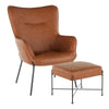Izzy Lounge Chair + Ottoman Set