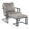 Roman Lounge Chair + Ottoman