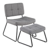 Stout Lounge Chair + Ottoman