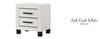 Nightstand With  Usb Salt Creek White