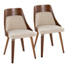 Anabelle Bent Wood Chair - Set of 2
