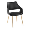 Curvo High Back Upholstered Chair - Set of 2