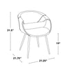 Curvo Upholstered Chair - Set of 2