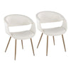 Curvo Upholstered Chair - Set of 2