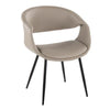 Curvo Upholstered Chair - Set of 2