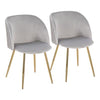 Fran Pleated Chair - Set of 2