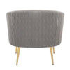 Tania Pleated Waves Accent Chair