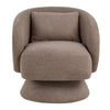 Zara Upholstered Swivel Accent Chair With Pillow