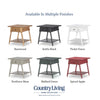 Vintage Market Splayed Bobbin Leg 1 Drw End Table — Spiced Apple