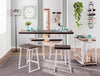 Geo 24" Fixed-Height Counter Stool - Set of 2
