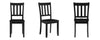 Dining Table & 4 Chairs Cambridge Black