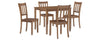 Dining Table & 4 Chairs Cambridge Brown