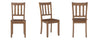 Dining Table & 4 Chairs Cambridge Brown