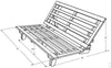 Carson Futon Frame — Full / Java
