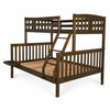 Claire Bunk Bed — Twin / Full / Rustic Walnut