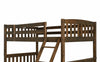 Claire Bunk Bed — Twin / Full / Rustic Walnut