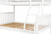 Claire Bunk Bed — Twin / Full / White